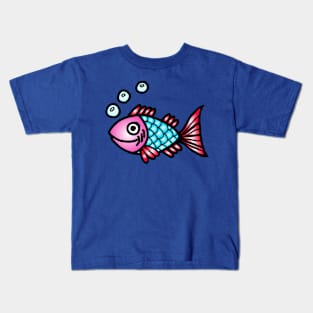 Swim Little Fishy Kids T-Shirt